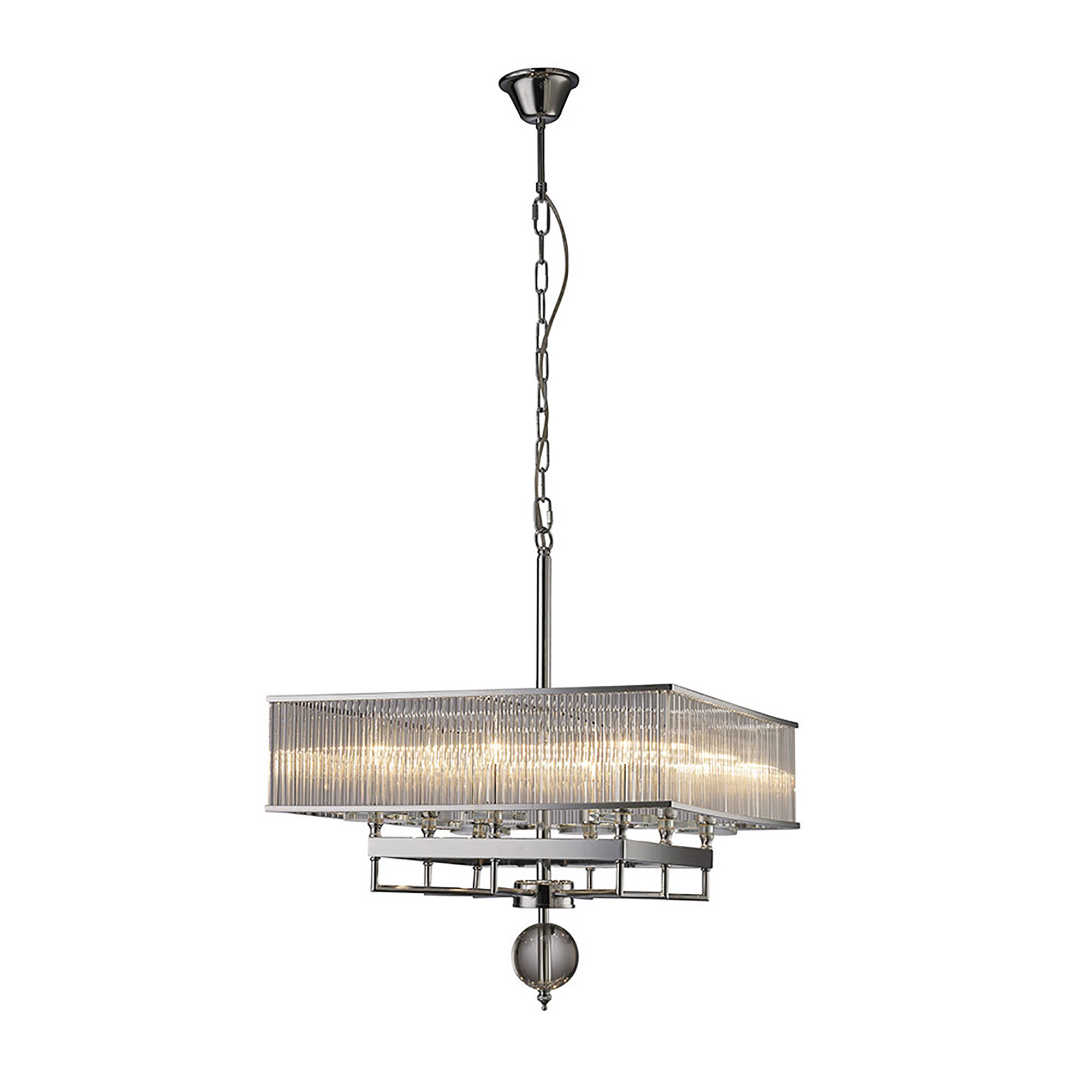 IL31413  Vanessa Crystal Pendant 8 Light